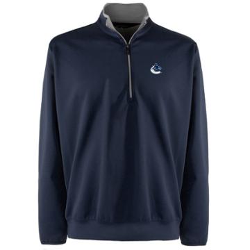Men's Vancouver Canucks 1/4-zip Leader Pullover, Size: Xl, Blue