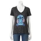 Disney's Lilo & Stitch Juniors' Ears Down Graphic Tee, Girl's, Size: Xs, Oxford