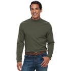 Men's Croft & Barrow&reg; Classic-fit Stretch Mockneck Pullover, Size: Xxl, Med Green