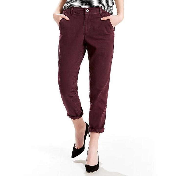 Women's Levi's&reg; Tapered Chino Pants, Size: 29(us 8)m, Red