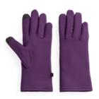 Women's Cuddl Duds Faux Fur Lined Flex Fit Tech Gloves, Purple