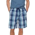 Men's Croft & Barrow&reg; True Comfort Stretch Woven Sleep Shorts, Size: Xl, Dark Blue