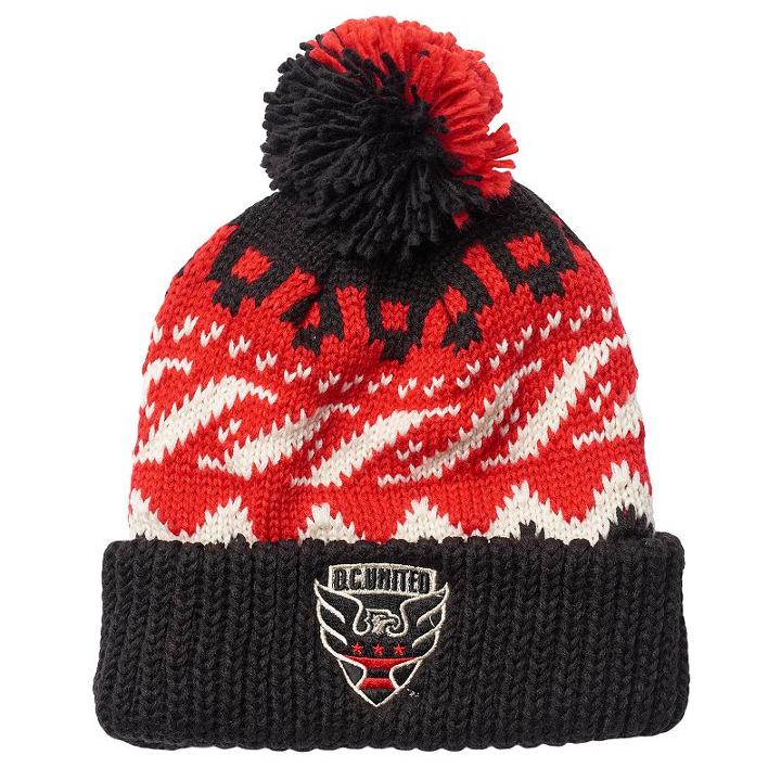 Men's Adidas Dc United Knit Beanie, Multicolor