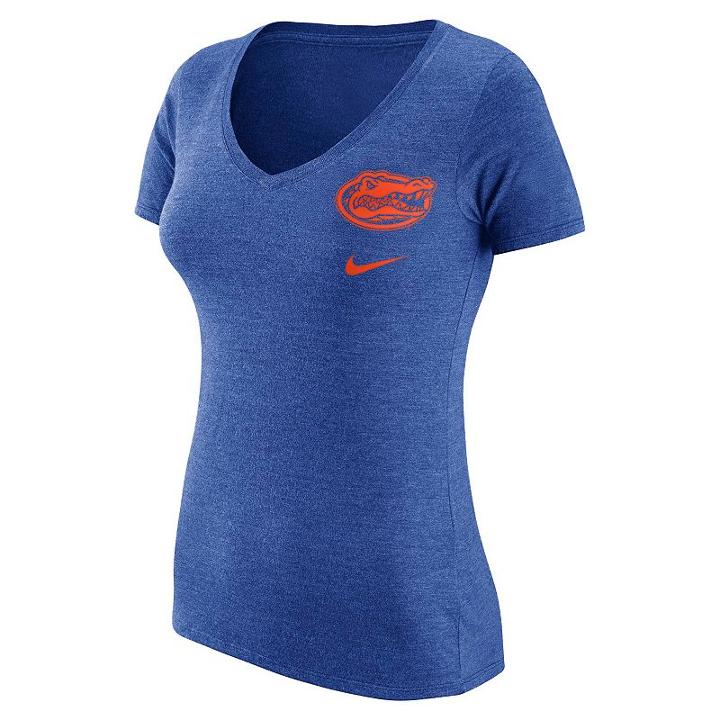 Women's Nike Florida Gators Flash Bomb Tee, Size: Large, Blue