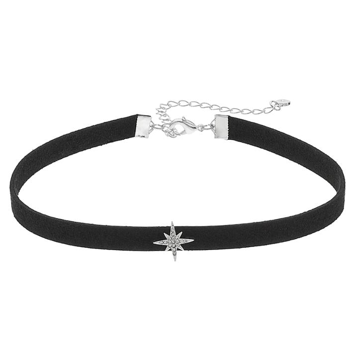 Lc Lauren Conrad Black Cord Star Choker Necklace, Women's