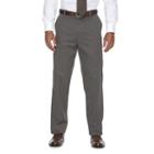 Big & Tall Croft & Barrow&reg; Relaxed-fit Easy-care Stretch Flat-front Pants, Men's, Size: 50x30, Light Grey