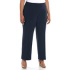 Plus Size Croft & Barrow&reg; Curvy Fit Dress Pants, Women's, Size: 20 W, Blue (navy)