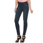 Women's Jennifer Lopez Midrise Pull-on Jeggings, Size: 4 T/l, Dark Blue