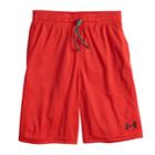 Boys 8-20 Under Armour Prototype Wordmark Shorts, Size: Small, Red