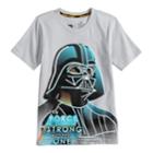 Boys 4-7x Star Wars A Collection For Kohl's The Force Is Strong With This One Darth Vader Tee, Size: 7, Grey