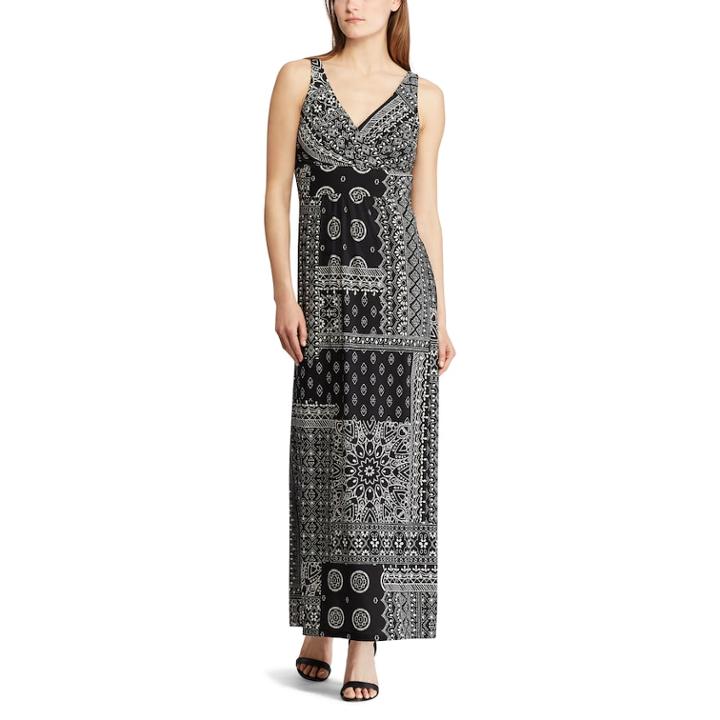 Women's Chaps Vine Empire Maxi Dress, Size: Xs, Natural