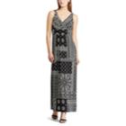 Women's Chaps Vine Empire Maxi Dress, Size: Xs, Natural