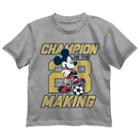 Disney's Mickey Mouse Boys 4-7 Champion In The Making 28 Graphic Tee, Size: 5/6, Light Grey