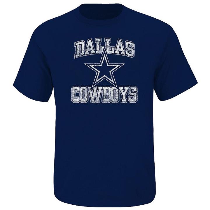 Big & Tall Dallas Cowboys Pro Tee, Men's, Size: 3xl, Blue (navy)