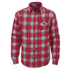 Boys 8-20 Kansas City Chiefs Sideline Plaid Shirt, Size: L 14-16, Red