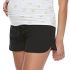 Maternity A:glow Lounge Shorts, Women's, Size: Xs Maternity, Black