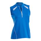 Plus Size Nancy Lopez Sporty Sleeveless Golf Polo, Women's, Size: 2xl, Brt Blue