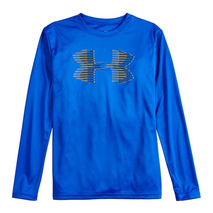 Boys 8-20 Under Armour Logo Tech Tee, Size: Xl, Blue
