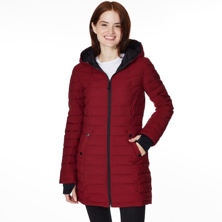 Women's Halitech Midweight Stretch Puffer Jacket, Size: Small, Med Pink