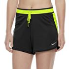 Women's Nike Training Swoosh Mesh Shorts, Size: Medium, Grey (charcoal)