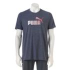 Men's Puma Logo Tee, Size: Large, Grey Other