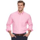 Big & Tall Izod Regular-fit Stretch End-on-end Button-down Shirt, Men's, Size: Xxl Tall, Pink
