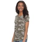 Women's Sonoma Goods For Life&trade; Essential Crewneck Tee, Size: Xs, Lt Green