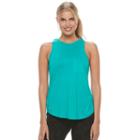 Women's Tek Gear&reg; High Neck Pocket Tank, Size: Xl, Med Green