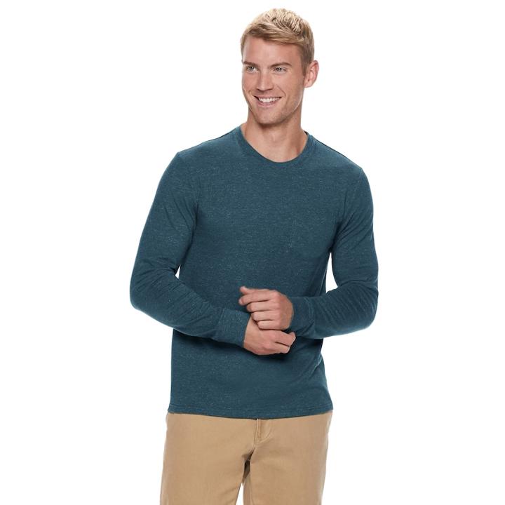Men's Sonoma Goods For Life&trade; Slim-fit Supersoft Pocket Tee, Size: Xl, Dark Blue
