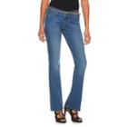 Women's Apt. 9&reg; Modern Fit Bootcut Jeans, Size: 0 T/l, Dark Blue