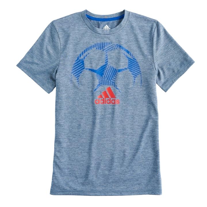 Boys 8-20 Adidas Sport Silhouette Tee, Size: Medium, Dark Grey