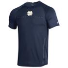 Men's Under Armour Notre Dame Fighting Irish Sideline Training Tee, Size: Xl, Blue (navy)