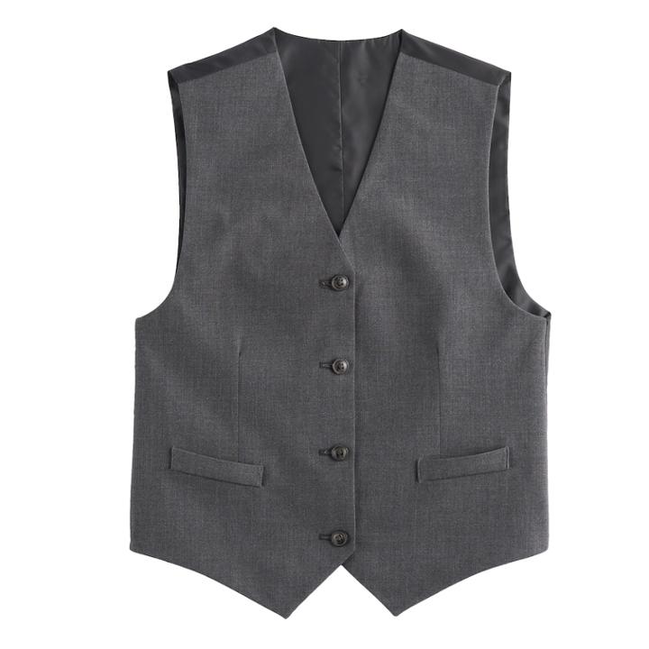 Boys 4-20 Chaps Reversible Vest, Size: 14-16, Dark Grey