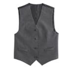 Boys 4-20 Chaps Reversible Vest, Size: 14-16, Dark Grey