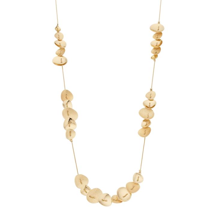 Dana Buchman Disc Cluster Long Necklace, Women's, Gold