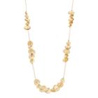 Dana Buchman Disc Cluster Long Necklace, Women's, Gold