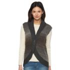Women's Woolrich Roundtrip Wool Blend Boucle Sweater Vest, Size: Xl, Med Grey