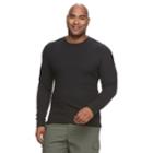 Big & Tall Urban Pipeline&reg; Maxflex Stretch Thermal Regular-fit Raglan Tee, Men's, Size: Xxl Tall, Black