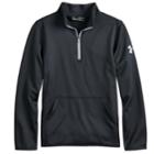 Boys 8-20 Under Armour Armour Fleece Half-zip Top, Size: Large, Black