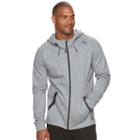 Big & Tall Fila Sport&reg; Athletic-fit Space-dye Fleece 2.0 Fleece Jacket, Men's, Size: 3xl Tall, Grey