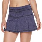 Women's Tek Gear&reg; Pleated Performance Skort, Size: Large, Blue (navy)