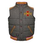 Men's Franchise Club Iowa State Cyclones Legacy Reversible Vest, Size: Medium, Grey