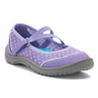 So&reg; Monkey Girls' Mary Jane Shoes, Size: 12, Purple