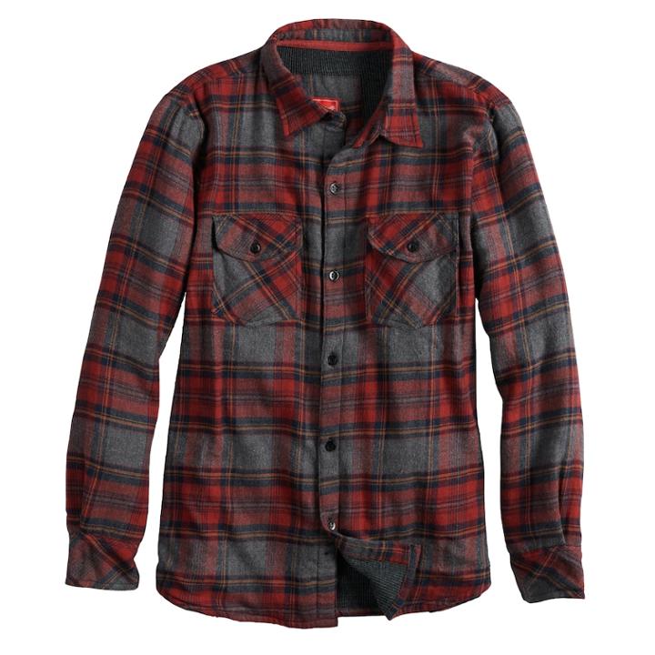 Boys 8-20 Urban Pipeline&reg; Flannel Plaid Button-down Shirt, Size: Xl, Red