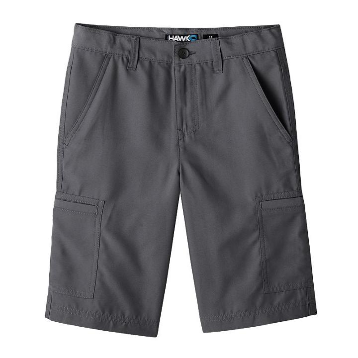 Boys 8-20 Tony Hawk&reg; Solid Cargo Shorts, Boy's, Size: 10, Dark Grey