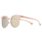 Converse 55mm Women's Round Clubster Mirrored Sunglasses, Pink