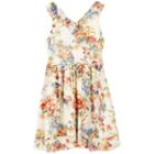Girls 7-16 Speechless Floral Ruffled Surplice Dress, Girl's, Size: 16, Dark Red