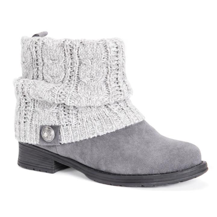 Muk Luks Cass Women's Winter Boots, Size: 10, Grey