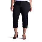 Plus Size Lee Chino Crop Pants, Women's, Size: 22 - Regular, Black