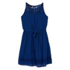 Girls 7-16 Iz Amy Byer Lace Inset Dress, Girl's, Size: 7, Blue (navy)
